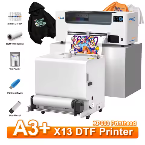 A3 DTF Printer Impresora For Epson XP600 DTF Printer Machine Roll Film Printer Direct-to-Film Fabric