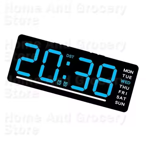 0XXA LED Digital Clock Offering 12/24 Hour Format And Energy Saving For Students And Professional Di