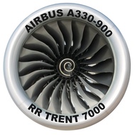 R RBF A330-900 TRENT 7000 10CM STICKER S-C-339TRENT7K