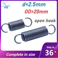 (XM-PH) Extension Spring d=2.5mm,OD20mm,L=60~200mm tension springs with hooks,apply to garage door,b