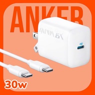 Bộ Sạc Nhanh Anker 312 30W kèm Cáp C to C dài 0.9m - B2640