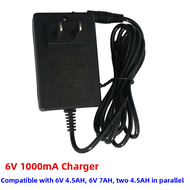 Sekoda Childrens Electric Car Battery Motorcycle Toy Charger 6V 4A 4.5AH 7AH 6V 12V Universal Rechar