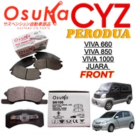 OSUKA Front Brake Pad Perodua Viva 660 850 1.0, Proton Juara Buatan Malaysia (D6100)