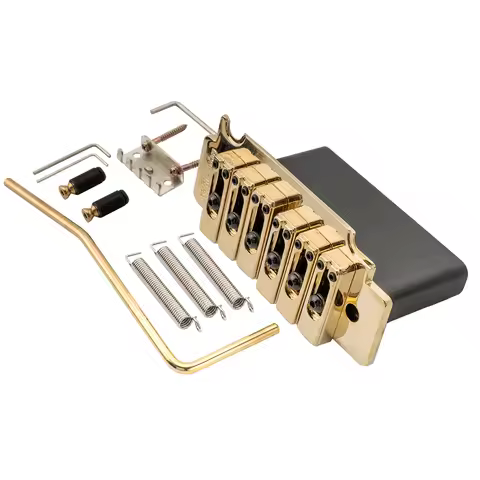 Wilkinson WVS50K 54mm 2-Point Locking Saddle Tremolo Bridge with Full Steel Block for Squier ST Styl