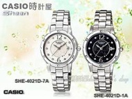 CASIO 時計屋 卡西歐SHEEN SHE-4021D 施華洛世奇 水晶點綴 精緻珍珠 女錶 保固發票