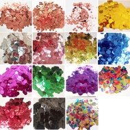 50g Pink Silver Rose Gold Star Round Confetti 1.5cm Glitter Foil Confetti For Bithday Wedding Baby S