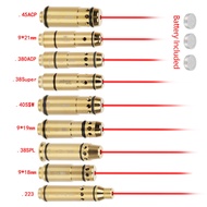 .223 Rem 40 S&W 45 ACP 9mm Kepala Kon Latihan Laser Simulasi Peranti Laser Penglihatan Menembak