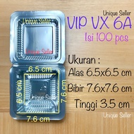 [Contains 100] Mica VIP 6A uk 7.6x7.6 cm / Mica Tray 7 cm / Mica Cake Box VIP 6 A / Mica 6A / Mica T