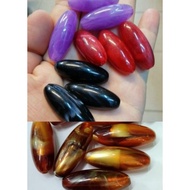 Acrylic Beads 12x33mm