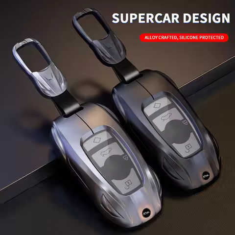 For BMW X1 X3 X4 X5 1 3 5 7 Series F10-F11-F20-F25-F26-F30 M3 Keychain Zinc Alloy Car Key Case Cover