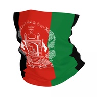 Custom Flag Of Afghanistan Bandana Winter Neck Warmer Women Windproof Wrap Face Scarf for Hiking Gai