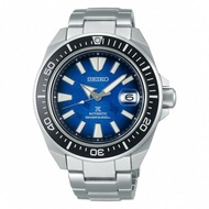 Seiko 精工 Prospex SRPE33K1 Prospex Save The Ocean Samurai Edition Watch 海洋系列 藍色錶面男士裝不銹鋼自動手錶