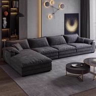 Fabric Sofa Italian Style Nordic Light Luxury Household Washable 2 3 4 Seater Sofa Chair