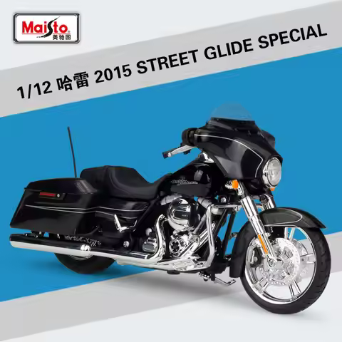 Maisto 1:12 2015 Street Glide Special Die Cast Vehicles Collectible Hobbies Motorcycle Model Toys