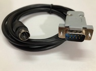 Cáp Truyền Thông Lập Trình Mini Din 6 Pin Male đến RS232 DB9 Pin Male 2M dùng cho PLC Mitsubishi Q S