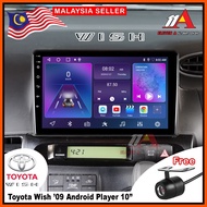 [4GB/8GB RAM] Toyota Wish '09-17 Octa 8 Core 10" IPS Screen High Spec Android Player Support 4G Sim 