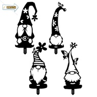 CAUSI Gnome Garden Stakes, Acrylic Lawn Yard Gnome Stake, Gnome Lover Ornaments Decorations Garden S