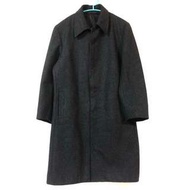 COMME CA ISM 日本設計品牌 秋冬長袖大衣 西裝大衣 西裝男外套 鐵灰 修身 12月