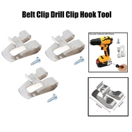 {DRHT} 1/3pcs Drill Belt Clip Hook for Makita 18V Max Tools with 8mm cap studs screws