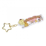Sanrio - Pompompurin 布甸狗 日版 星形 亞克力 鑰匙扣 鎖匙扣 鑰匙圈 布丁狗 (2021年款)