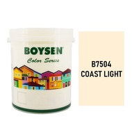 CODln stock☃▲✘Boysen Color Series Permacoat Semi-Gloss Latex Coast Light B7504 Acrylic Latex Paint -