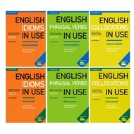 [การเก็บหนังสือ6เล่ม] Cambridge เป็นภาษาอังกฤษในการใช้ยาแผนที่ท้องถิ่นระดับกลาง + หนังสือ6เล่มรวมกับคำตอบ
