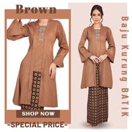 Yeleedon Baju Kurung Moden baju raya 2025 Longgar Kebarung Labuh Ironless Kain Lipat baju kurung bat