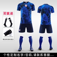 2022 World Cup USA Football Jersey ชุดสําหรับผู้ใหญ่และเด็กชุดการฝึกอบรมสําหรับชายชุดกีฬา Neutral ชุ