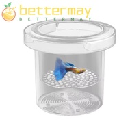 BETTER-MAYSHOW Aquarium Isolation Box, Acrylic Transparent Floating Hatching Box, Shrimp Guppy Detac