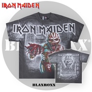 BLAXROXX® |  Iron Maiden® | [IRM026-LA] | เสื้อวง OVP สีจม | Los Angeles Apparel