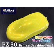Aikka Supreme Pearlized PZ30 BRILLIANT SUNSHINE PEARL Cat Kereta Motor Cat Bancuh Siap/ 2K Car Paint