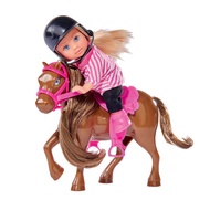 Evi Brown Horse Doll & Simba Evi Love Pony Toy Accessory 12cm tall