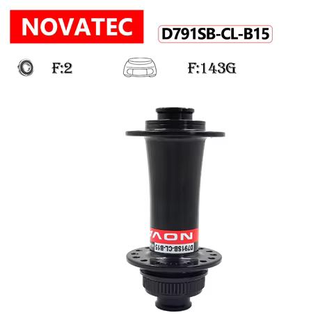 Novatec D791SB-CL-B15 Boost Hub Front Center Lock Cubo 15x110mm 28h 32h Thru Axle Road MTB Bike Disc
