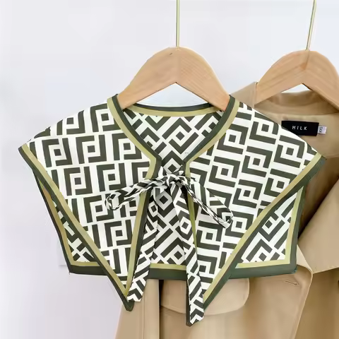 Small Dress Shawl Shirt Cape Detachable Collar Protect Scarf Sunscreen Shawl Fake Collar