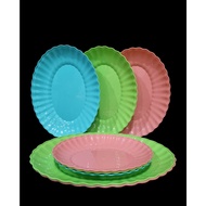 Serving Plate / Plastic Plate / Plate / Oval Shell Plate