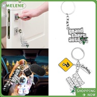 MELENE Game PS4 GTA5 Keychain, GTA V Grand Theft Auto 5 Star Muti Key Holder, Car Pendant Keyholder 