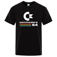2025 NEW 2025Loose Men T-shirts Summer Commodore 64 Print T Shirtnew23 DBP0