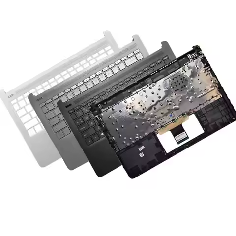 New Laptop US/UK/RU/SP/LA Keyboard for 14-DQ FQ 14S-FR TPN-Q221 Q242 Palmrest Upper Cover Replacemen