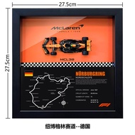 Modern Simple Style Norris Piratia McLaren MCL38 F1 Racing Car Model Track Decorative Frame Hanging 