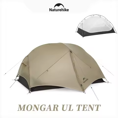 Naturehike Mongar UL Hiking Tent 1 2 Person 15D Nylon Ultralight Waterproof Double Layer Outdoor Bac