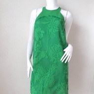 Justcavalli 綠色蕾絲洋裝，晚宴服，婚禮，派對洋裝，尺寸 40