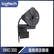 【618回饋10%】Logitech 羅技 BRIO 300 網路攝影機 - 石墨黑