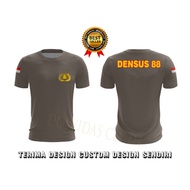 The Newest DENSUS88 Quality Police Service Shirt/T-Shirt (Brown Color) DENSUS 88th Shirt
