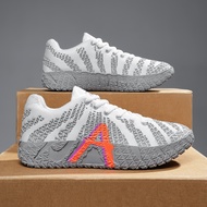 Pure Original Morante 3rd Generation JA3 White Gray Basketball Shoes Air Cushion Actual Combat Anti-