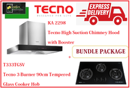 TECNO HOOD AND HOB BUNDLE PACKAGE FOR ( KA 2298 &amp; T 333TGSV ) / FREE EXPRESS DELIVERY
