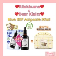 [Rilakkuma X Dear Klairs] dear, klairs Blue EGF Ampoule 50ml + Rilakkuma Pouch