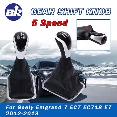 New Product Gear Shift Knob For Geely Emgrand 7 EC7 EC715 EC718 E7 2012-2013 5 Speed Car Accessories