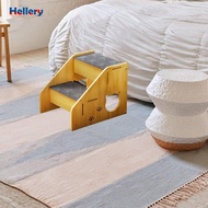 [Hellery] Wooden Pet Stairs Pet Dog Stairs Ladder for Small Dogs Cats Older Cats Home