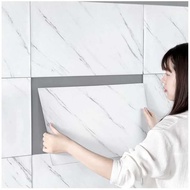 LY 50Pcs 30X60cm Marble Wallpaper PVC 3D Vinyl For Kitchen Venyl Tiles Sticker Waterproodhesiv