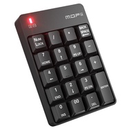MOFII Bluetooth 5.1 Number Pad Wireless Numeric Keypad Silent 19 Keys USB Keypads, Portable Financia